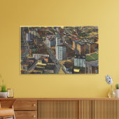 Seattle, Washington, antenne van Smith Canvas Afdruk (Insitu (Woonkamer))