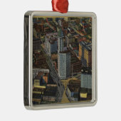 Seattle, Washington, antenne van Smith Metalen Ornament (Rechts)