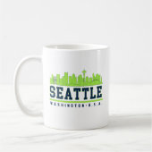 Seattle Washington Beautiful Skyline City Koffiemok (Links)