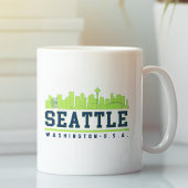 Seattle Washington Beautiful Skyline City Koffiemok