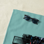 Seattle, Washington bedekt met graffiti Strandlaken (In situ)