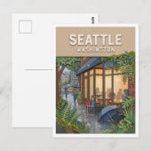 Seattle Washington Briefkaart (Voorkant / Achterkant)
