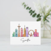 Seattle WASHINGTON Briefkaart (Staand voorkant)
