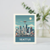Seattle Washington Briefkaart (Staand voorkant)