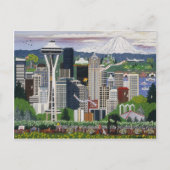 Seattle Washington Briefkaart (Voorkant)