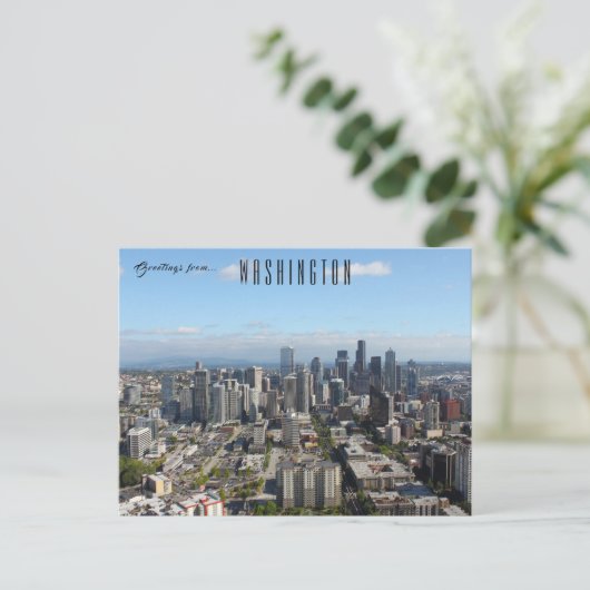Seattle Washington Briefkaart (Staand voorkant)