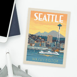 Seattle, Washington Briefkaart