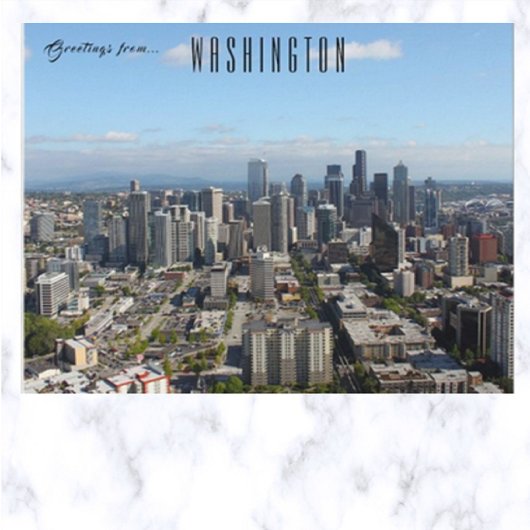 Seattle Washington Briefkaart