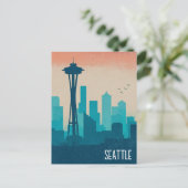 Seattle Washington Briefkaart (Staand voorkant)