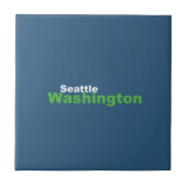 Seattle, Washington Ceramic Tile Tegeltje (Voorkant)