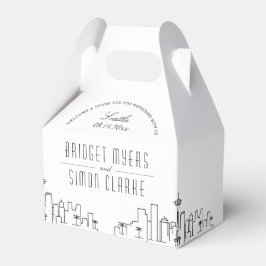 Seattle, Washington | City Skyline Wedding Bedankdoosjes