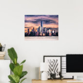 Seattle, Washington Cityscape Poster (Thuiskantoor)