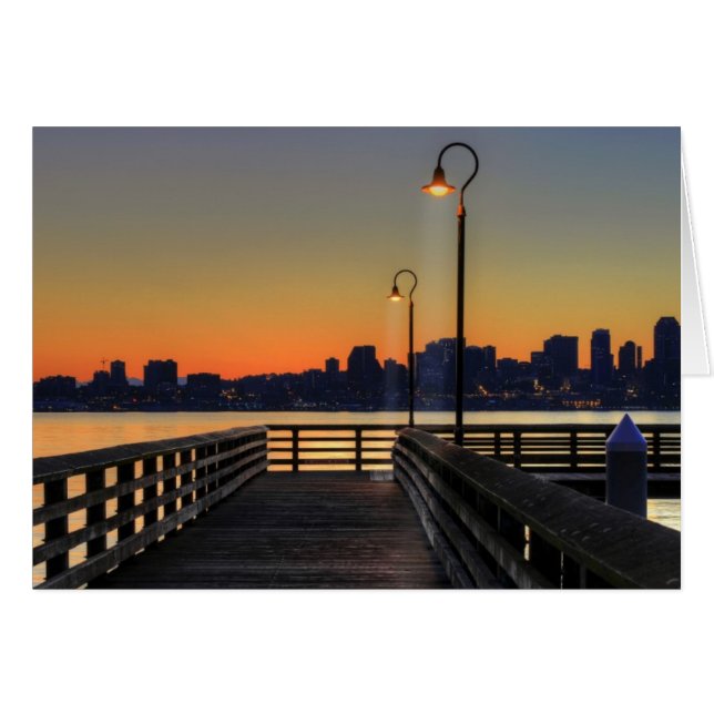 Seattle Washington Downtown Skyline (Voorkant Horizontaal)