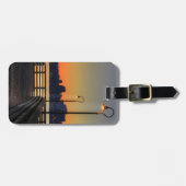 Seattle Washington Downtown Skyline Bagagelabel (Voorkant horizontaal)