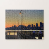 Seattle Washington Downtown Skyline Legpuzzel (Horizontaal)