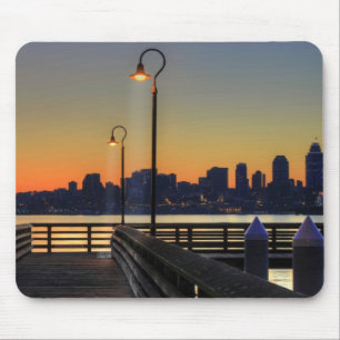 Seattle Washington Downtown Skyline Muismat