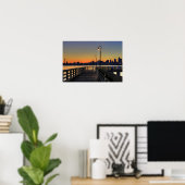 Seattle Washington Downtown Skyline Poster (Thuiskantoor)