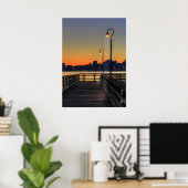Seattle Washington Downtown Skyline Poster (Thuiskantoor)