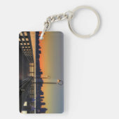 Seattle Washington Downtown Skyline Sleutelhanger (achterkant)