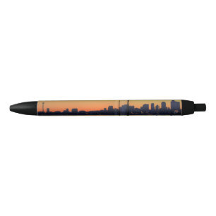 Seattle Washington Downtown Skyline Zwarte Inkt Pen
