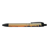 Seattle Washington Downtown Skyline Zwarte Inkt Pen (Bovenkant)