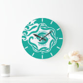 Seattle (Washington) flag Large Clock Grote Klok (Huis)