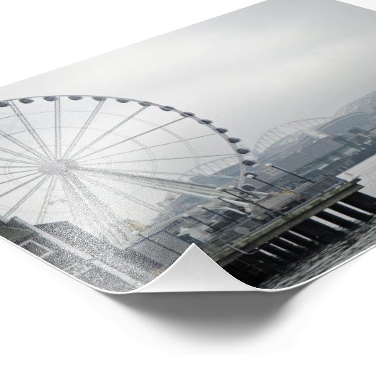 Seattle, Washington Foto Afdruk (Hoek)