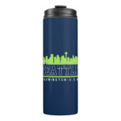 Seattle Washington Fun Skyline City Thermosbeker (Voorkant)