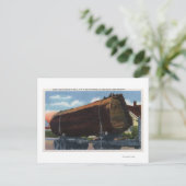Seattle, Washington Giant Log en route naar Mill Briefkaart (Staand voorkant)