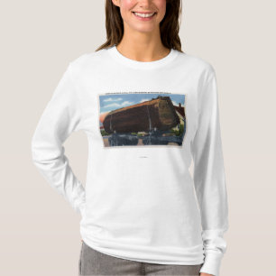 Seattle, Washington Giant Log en route naar Mill T-shirt