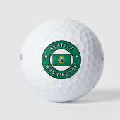 Seattle Washington Golfballen (Voorkant)