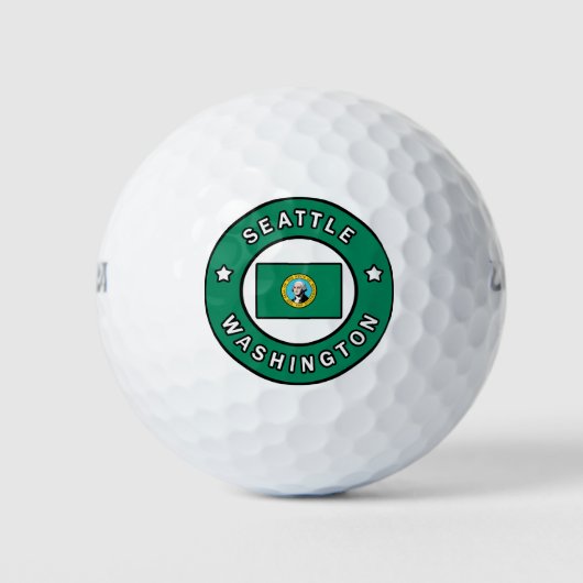Seattle Washington Golfballen (Voorkant)