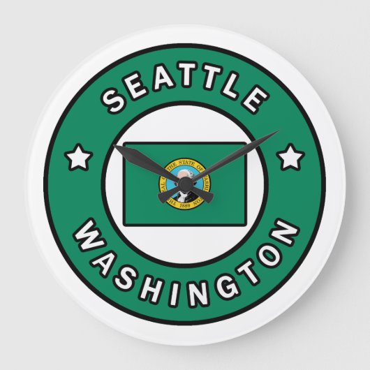 Seattle Washington Grote Klok (Voorkant)