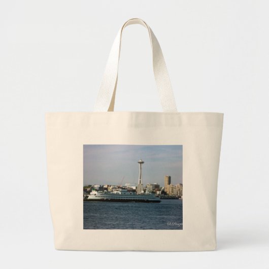 Seattle Washington Grote Tote Bag (Voorkant)