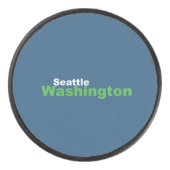 Seattle, Washington Hockey Puck (Voorkant)
