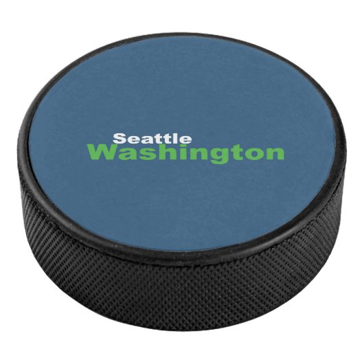 Seattle, Washington Hockey Puck (3/4)