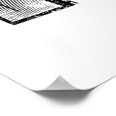 Seattle, Washington in zwart-wit Poster (Hoek)