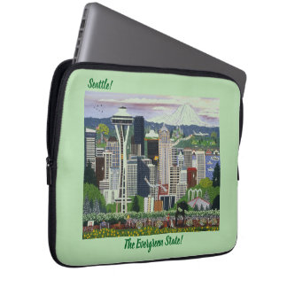 Seattle Washington Laptop Sleeve
