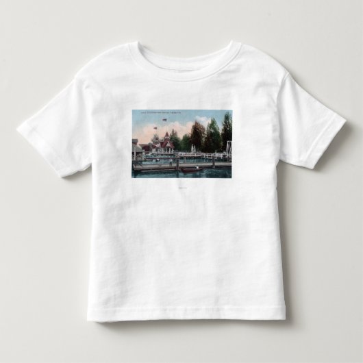 Seattle, Washington Madison Park Scene Kinder Shirts (Voorkant)