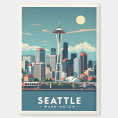 Seattle Washington Magneet (Voorkant)