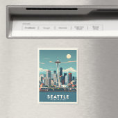 Seattle Washington Magneet (Insitu (Vaatwasser))