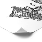 Seattle Washington Minimal Modern Street Map Poster (Hoek)