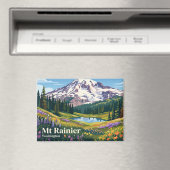 Seattle Washington Mt Rainier VS Magneet (Insitu (Vaatwasser))