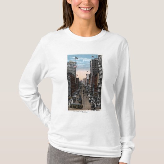 Seattle, Washington - Noordelijk Uitzicht van de T T-shirt (Voorkant)