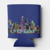 Seattle, Washington op graffiti Blikjeskoeler (Achterkant)