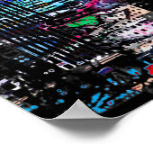 Seattle, Washington op graffiti Poster (Hoek)