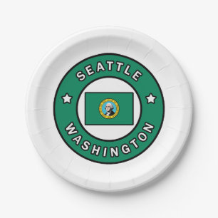 Seattle Washington Papieren Bordje