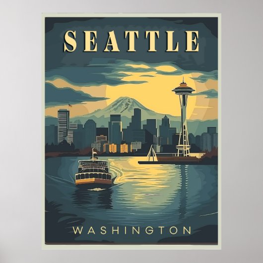 Seattle, Washington Poster (Voorkant)