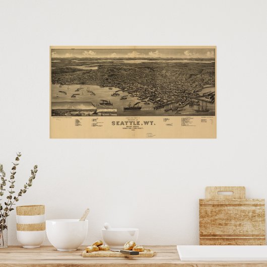 Seattle, Washington Poster (Keuken)