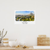 Seattle Washington Poster, Watercolor, Custom Poster (Keuken)